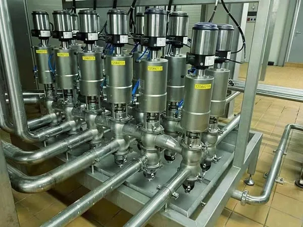 Les vannes sanitaires compatibles CIP/SIP garantissent un traitement des fluides de haute pureté Les vannes sanitaires compatibles CIP/SIP garantissent un traitement des fluides de haute pureté
