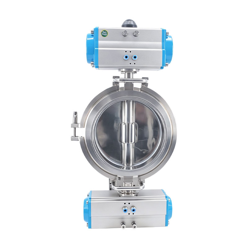Sanitary Double Metering Butterfly Valve for Powder Dosing