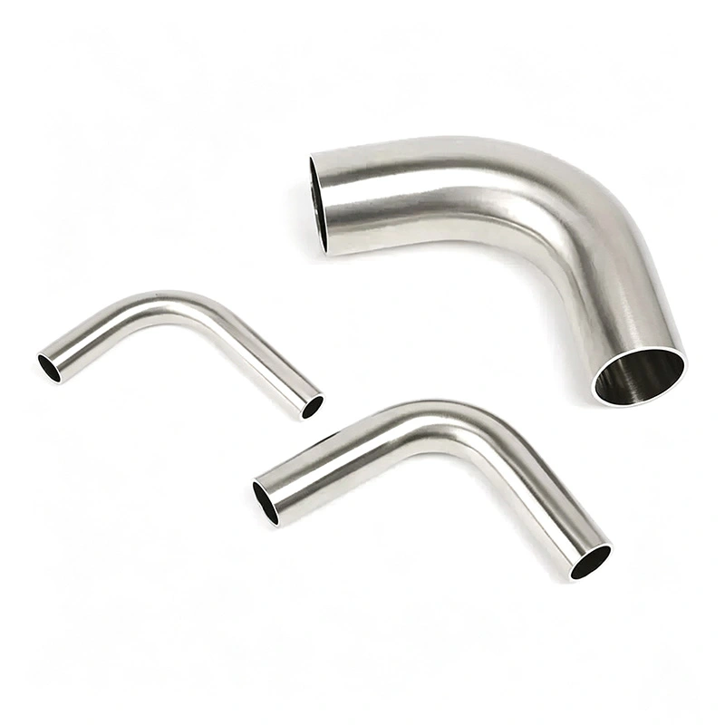 Coude et tube sanitaires en acier inoxydable BPE 90°